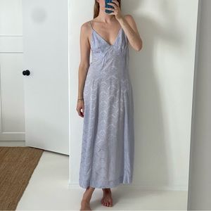 NWT Ganni floral jacquard slip dress | Size DK 38 (US 8)